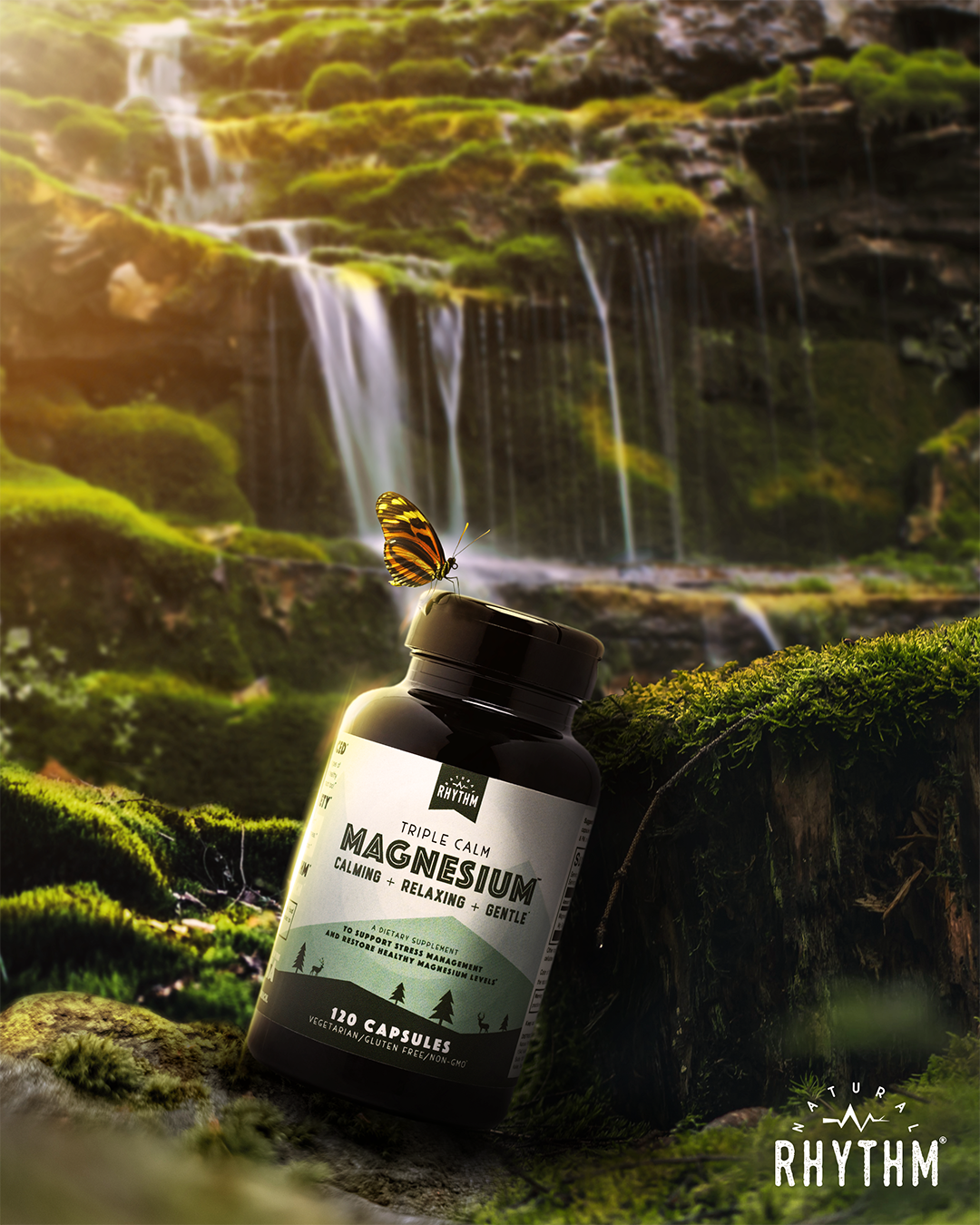 Triple Calm Magnesium - 150mg of Magnesium Taurate, Glycinate, and Malate (120 capsules)