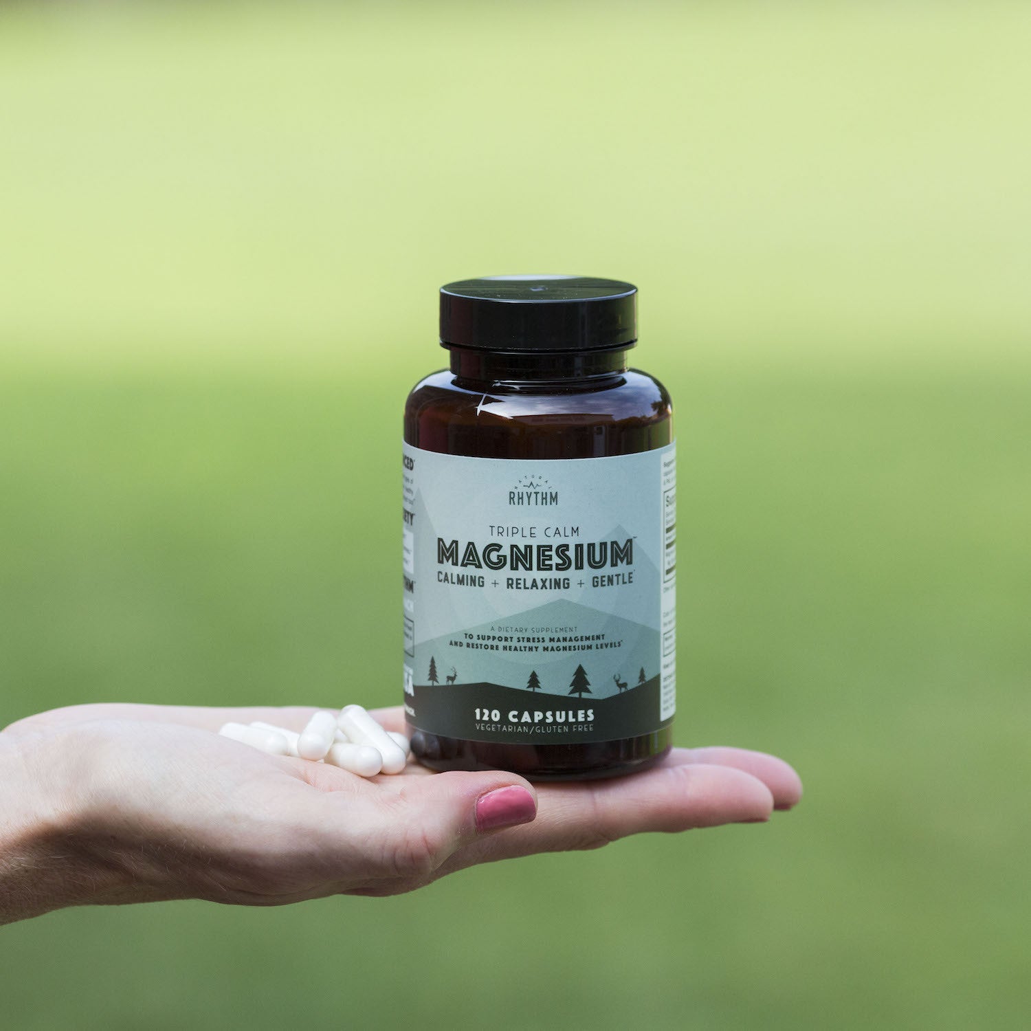Triple Calm Magnesium - 150mg of Magnesium Taurate, Glycinate, and Malate (120 capsules)