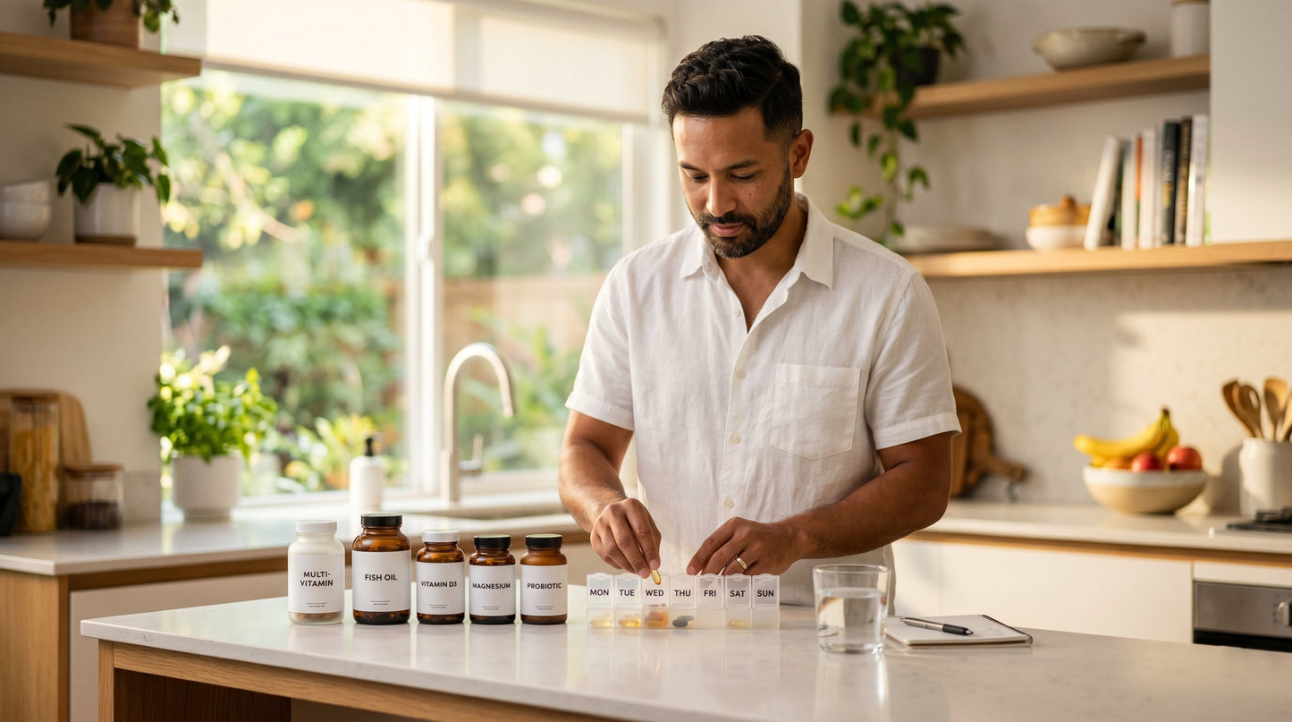 A Simple Daily Supplement Stack That Stays Consistent