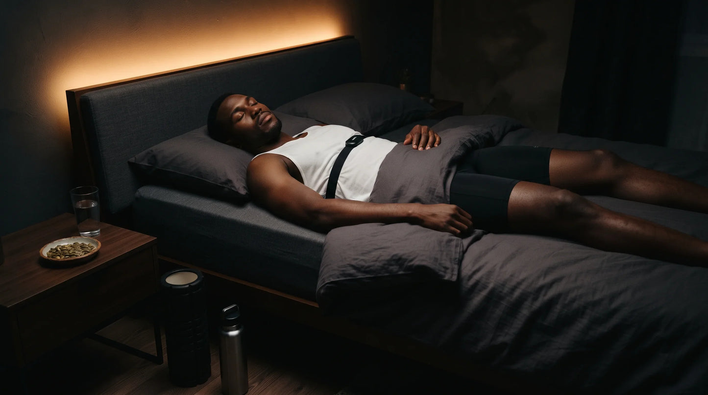 male athlete in his late 20s with deep brown complexion - Natural Rhythm Nutrition