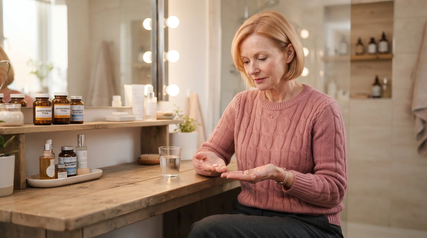 woman in her early 50s with fair complexion and short strawberry-blonde hair - Natural Rhythm Nutrition