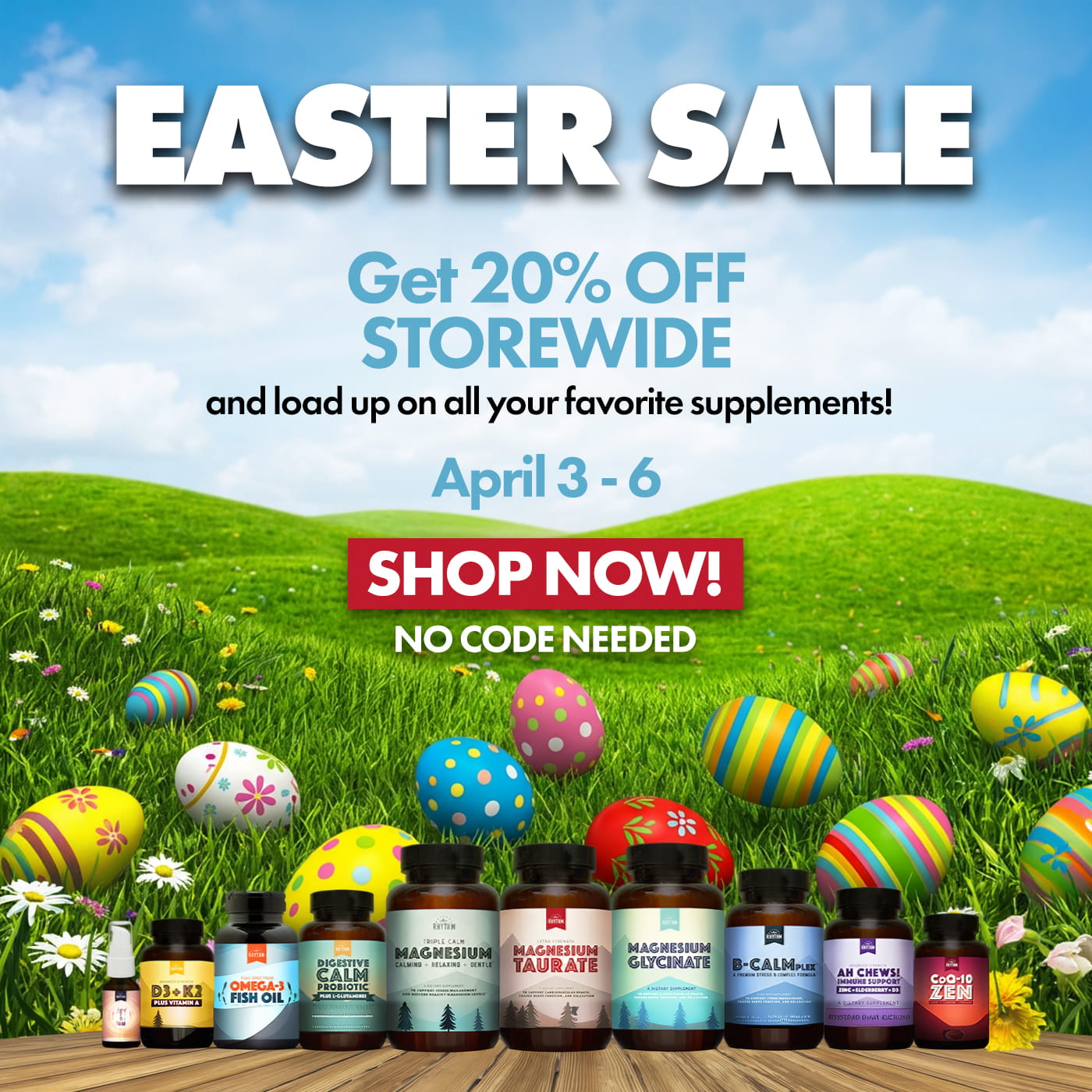 NR Easter Sale Promotion Mobile Banner
