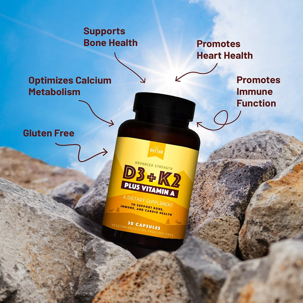 
                  
                    Vitamin D3 plus Vitamin K2 (MK7) plus Vitamin A (30 Capsules)
                  
                