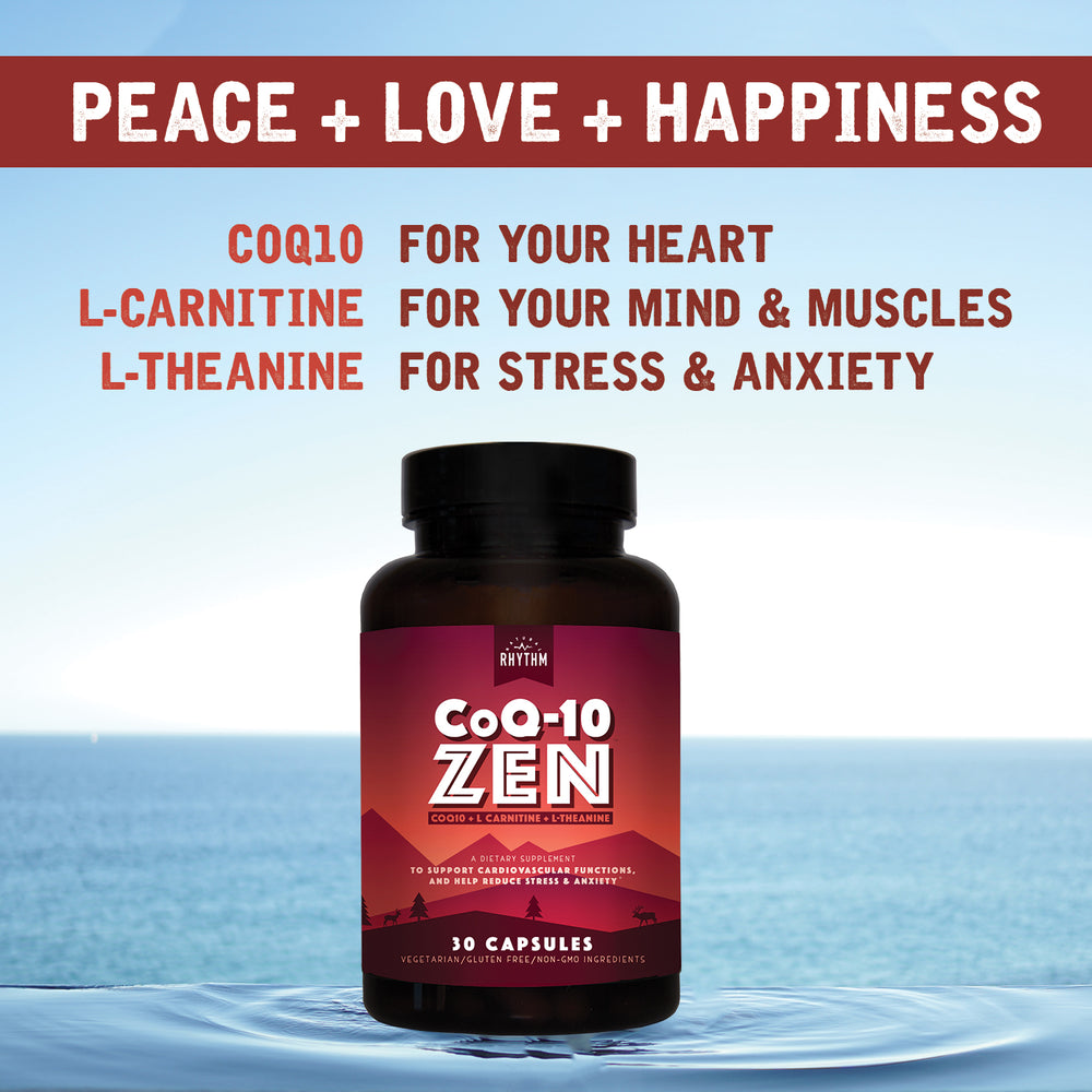 
                  
                    CoQ10 ZEN - CoQ10 + L-Carnitine + L-Theanine (30 Capsules)
                  
                