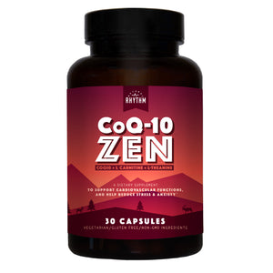
                  
                    CoQ10 ZEN - CoQ10 + L-Carnitine + L-Theanine (30 Capsules)
                  
                