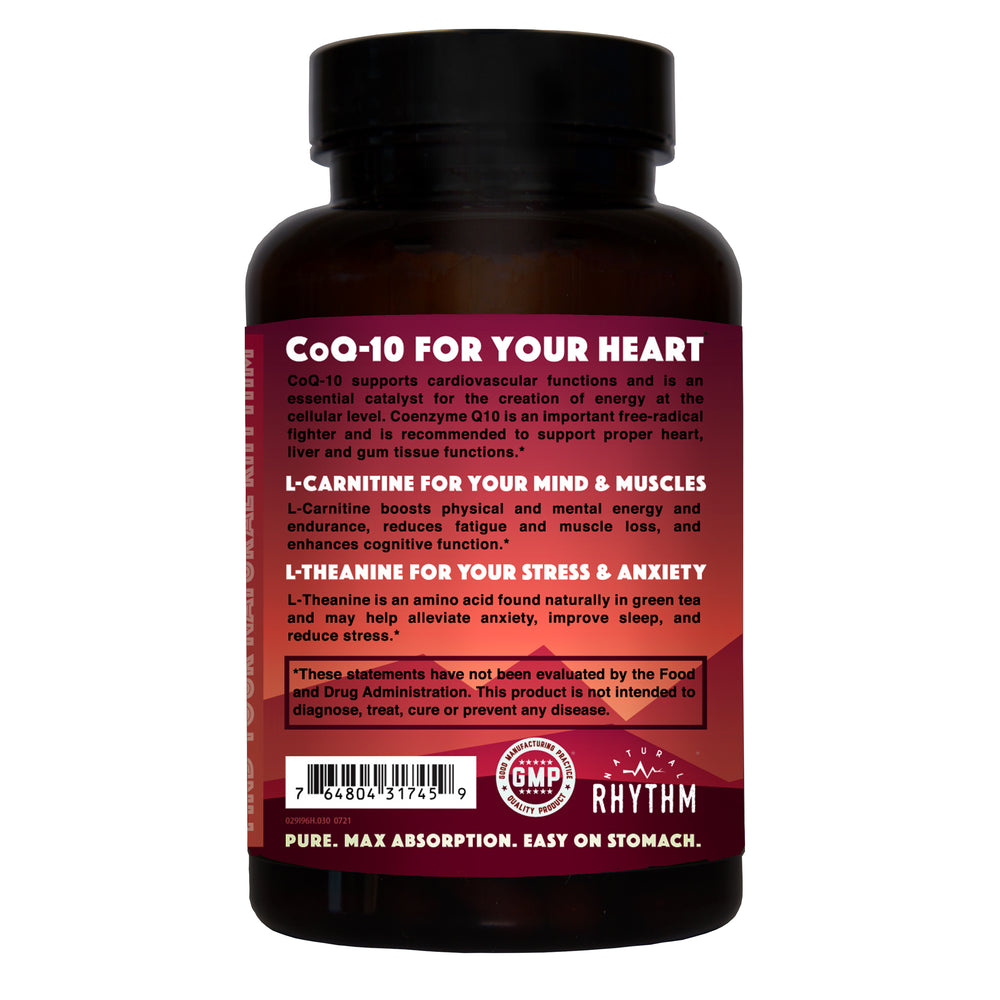 
                  
                    CoQ10 ZEN - CoQ10 + L-Carnitine + L-Theanine (30 Capsules)
                  
                