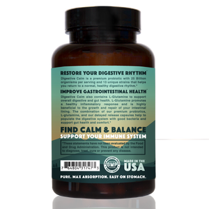 
                  
                    Digestive Calm Probiotic (Plus L-Glutamine) - 25 Billion CFU 13 Unique Strains for Better Digestion
                  
                