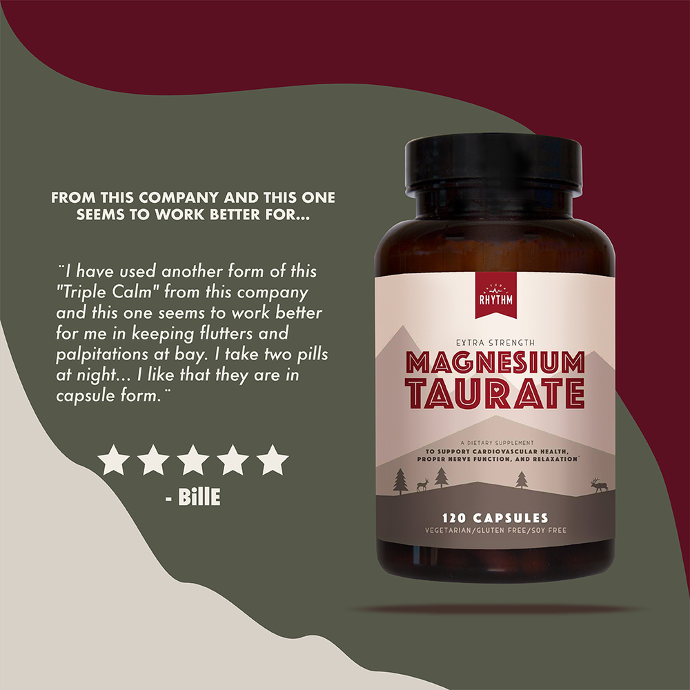 
                  
                    Magnesium Taurate - 750mg (150mg of Elemental Magnesium Taurate) for Heart Health (120 capsules)
                  
                