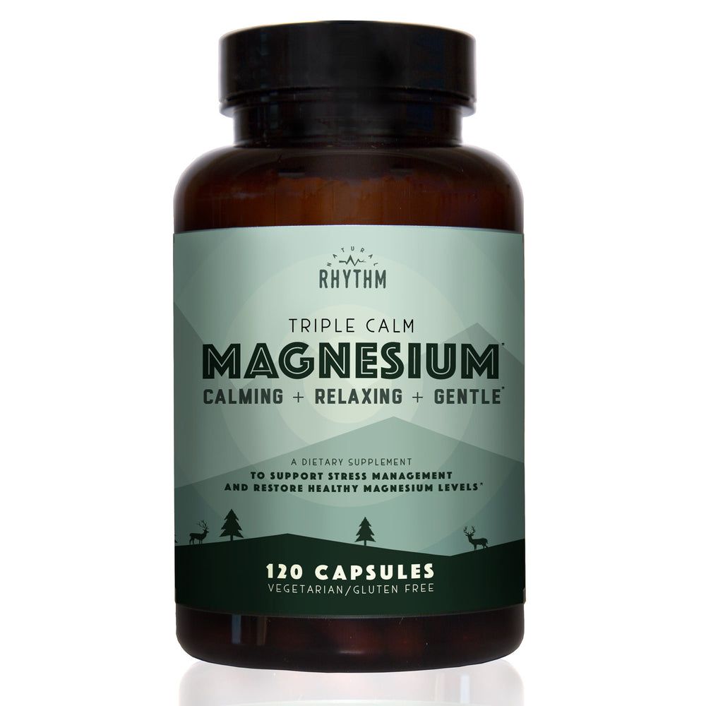 Triple Calm Magnesium - 150mg of Magnesium Taurate, Glycinate, and Malate (120 capsules)