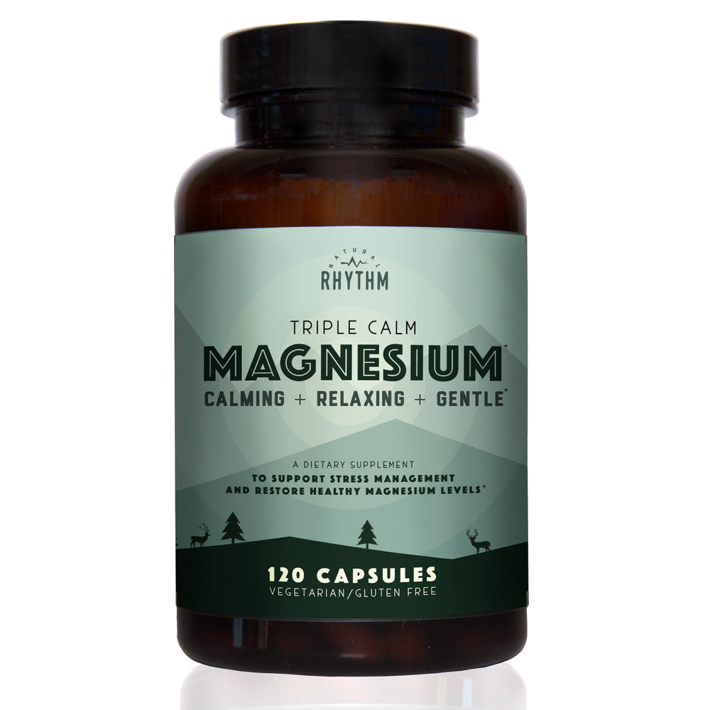 
                  
                    Triple Calm Magnesium - 150mg of Magnesium Taurate, Glycinate, and Malate (120 capsules)
                  
                